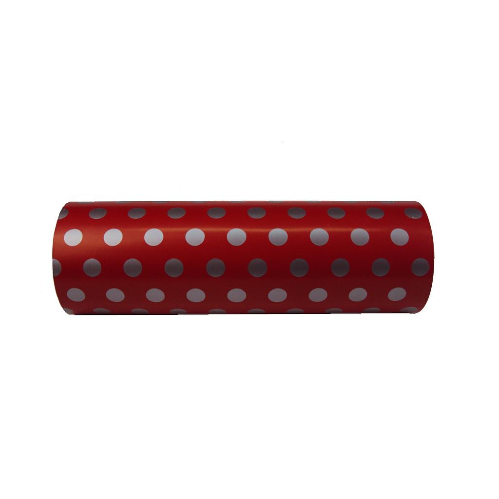 Polka Dot Paper Red Background 31cm