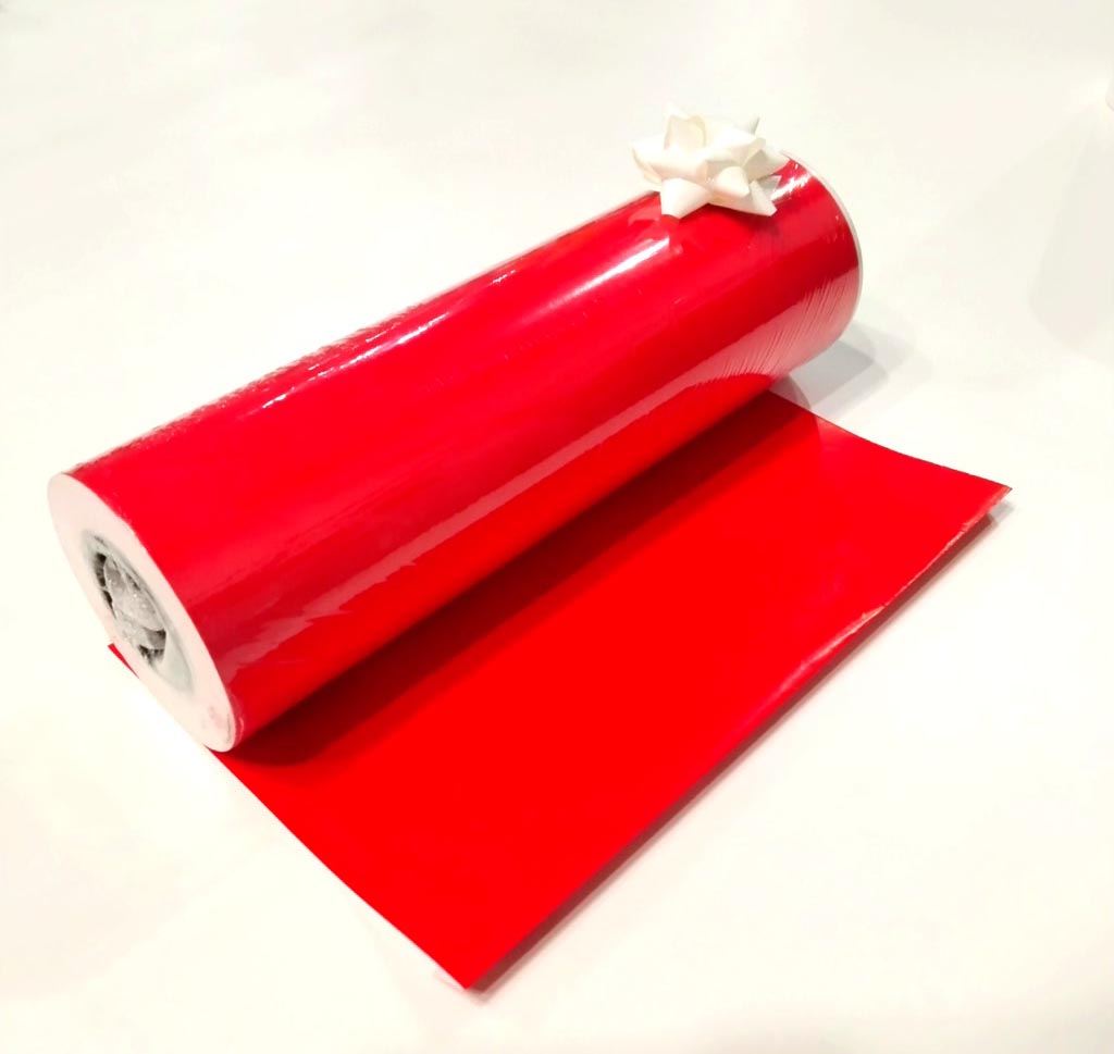 Papel de regalo rojo 31Cm