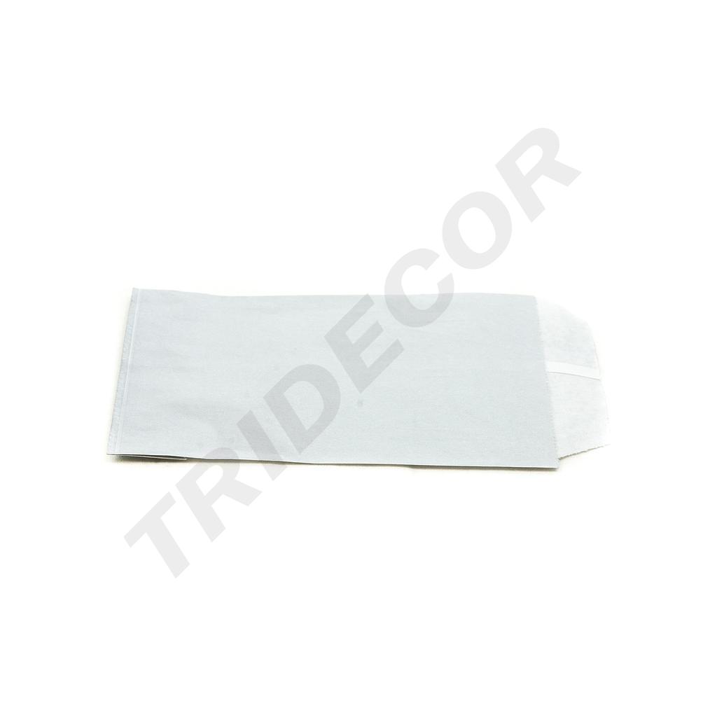 Sobre Papel Celulosa Plata 9+0X16cm 100undes