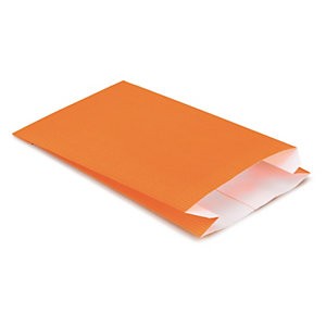 Envelopes de Papel 18+4x32 cm Cor Laranja - 100 unidades