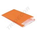 Sobres De Papel 18+4X32 Cm Color Naranja 100 Unidades