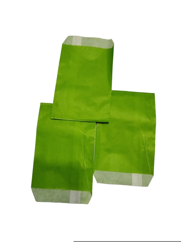 Envelope de Papel Verde 9+3X15 Pistache 40Gr