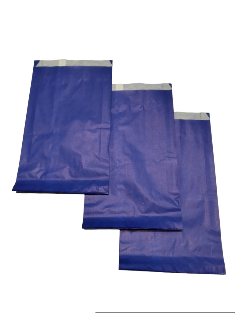 Enveloppe en papier blanc 18+4X32 bleu marine 40 Gr 100/paquet 10 paquets/boîte