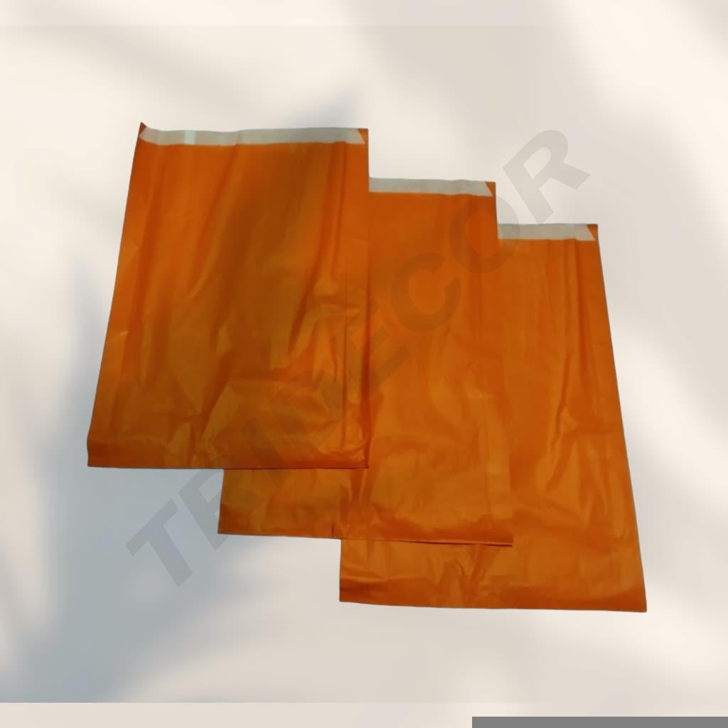 Sobre Papel Naranja 26+5X38. 40 Gr 100Unid/Paq .10Paq/caja