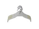 Glossy White Children's Hanger 33cm 5 units