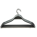 Plastic Hanger with Black Bar 43cm 5units