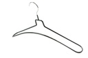 黑胶衣架 percha revestida en goma negra 44cm 120/caja