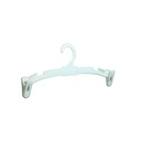Perchas con Pinzas en Color Blanco 27 Cm 10 Unidades