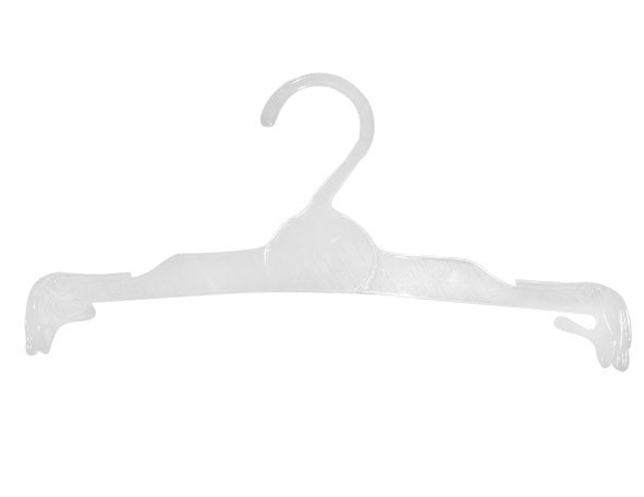 Cabide de Plástico Flexível para Lingerie 24,5cm 10 unidades