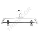 Children's Wooden Hanger with Clips White Color 29.2cm 5 units