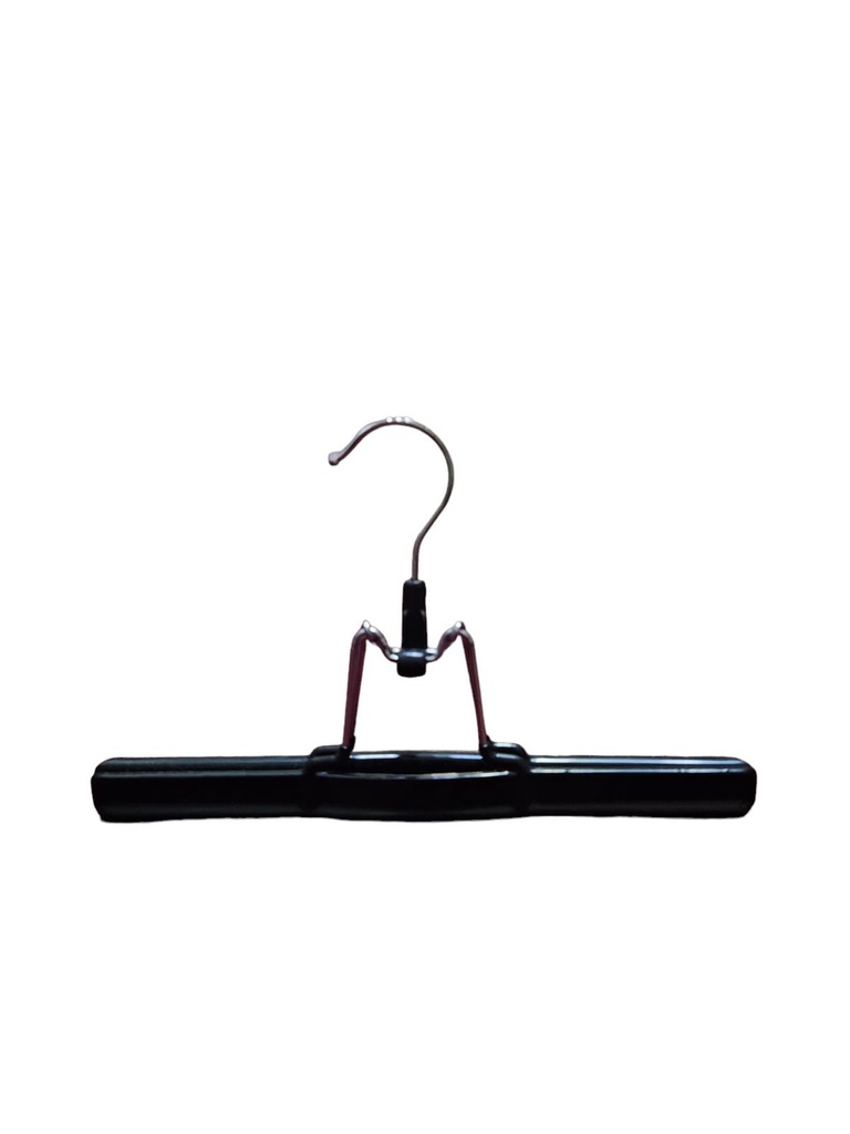 Black Rubber Lined Wooden Hanger 4 Units