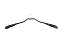 Black Rubber Lined Wooden Hanger 42cm 5units