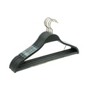 Slotted Wooden Hangers with Bar and Non-Slip 43 cm