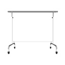 Adjustable Steel Coat Rack with Extendable Arms, White