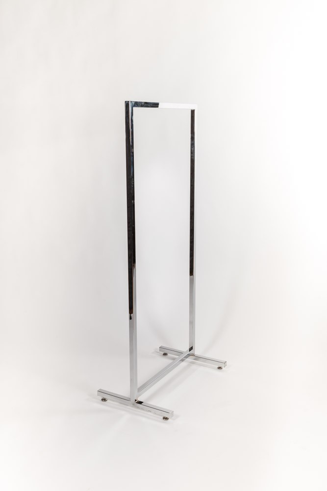 Porte-manteau en acier simple avec tube carré 60X135cm