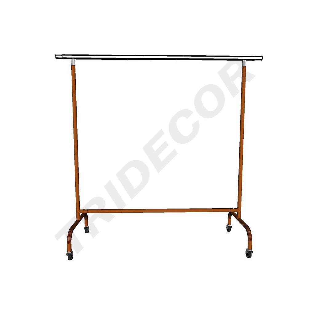 Steel Coat Rack with Extendable Arms Bronze Color