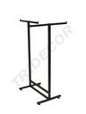 Perchero Doble 'T' Negro Medidas (cm) 137X93X40