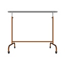 Adjustable Steel Coat Rack with Extendable Arms, Bronze Color, 150X130X56cm