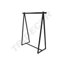 Triangular Shape Coat Rack Matte Black Color 150X120X48cm