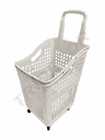 Cesta De Supermercado 50L Color Gris