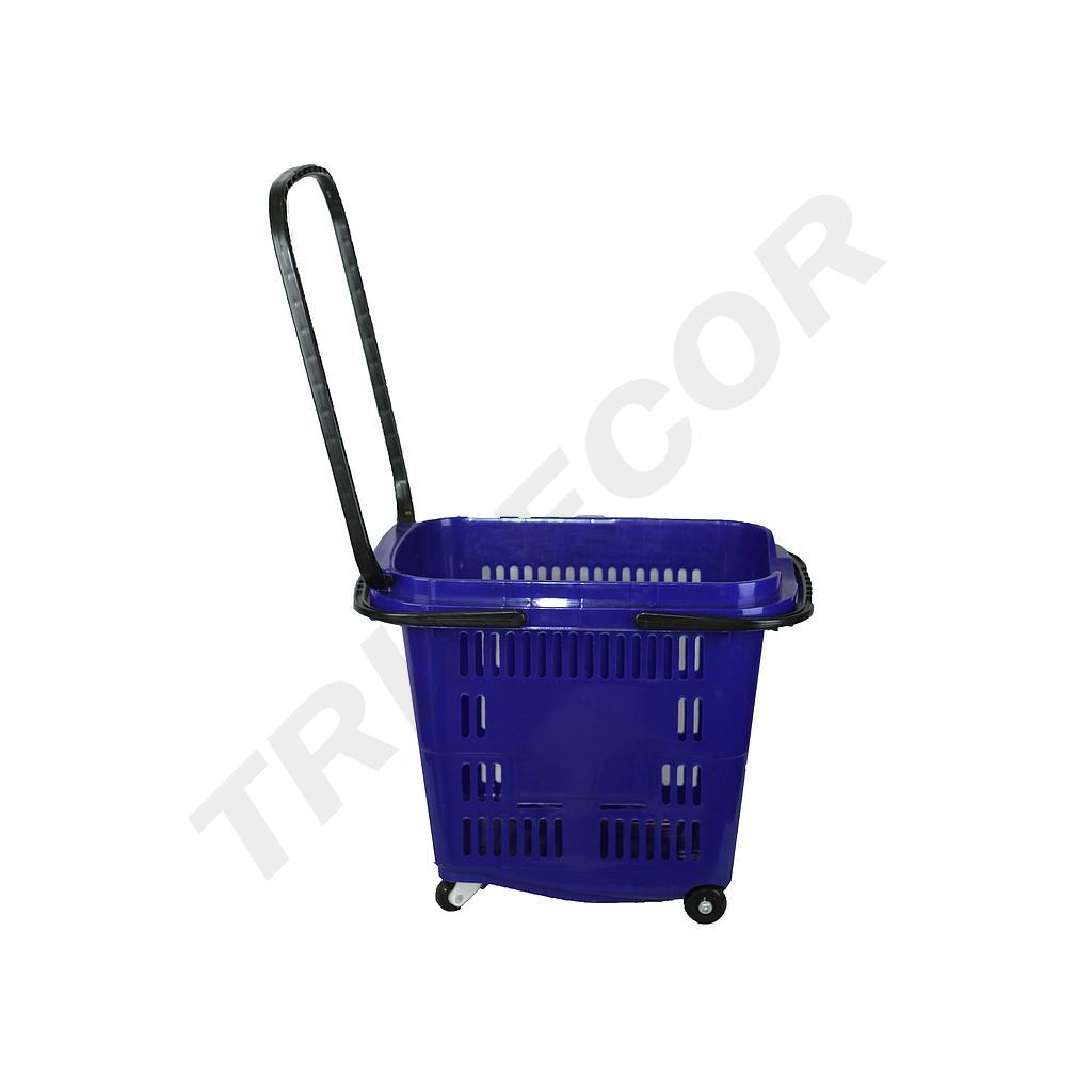 超市用蓝色购物篮 50 升 Cesta De La Compra 50 L Azul