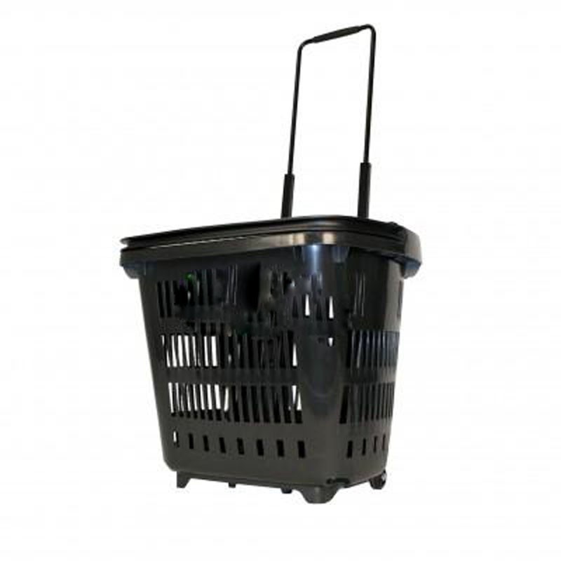 Cestino del supermercato nero 50 L