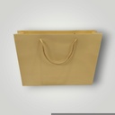 Borsa di lusso con manico a coulisse 35X9X25cm Crema 12 unità