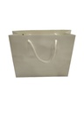 白色手提纸袋 Bolsa De Papel De Lujo Blanca Mate 12 Unidades/Paquete