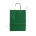 Bolsas De Papel Kraft Asa Rizada 27X22X10 Cm Color Verde