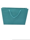 Luxury Drawstring Handle Bag 35X9X25cm Blue 12 units