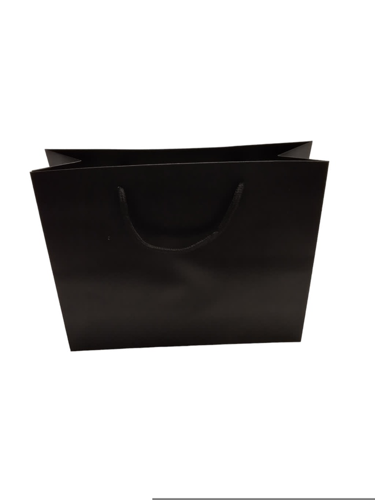 Borsa di lusso con coulisse 44X14X32cm Nera 12 pezzi