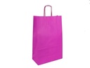 Saco de papel de celulose roxo 41X32X12 CM 25 unidades