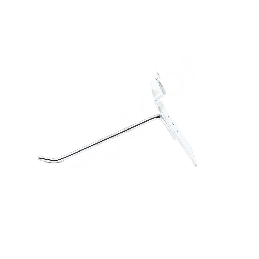 Chrome Hook for Slat Panel, 4mm, 10cm, 200/box