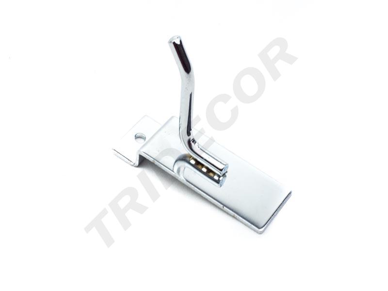 Cârlig pentru panou cu caneluri de 5 cm, 4 mm
