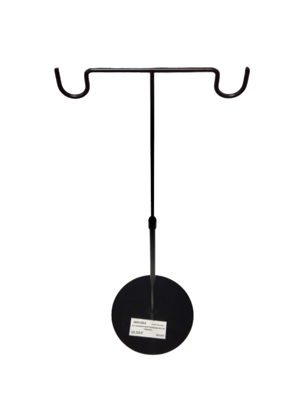 Double Hook Symmetry Display Black 35.5 64cm(Height)x23cm(Width)x18cm(Base)