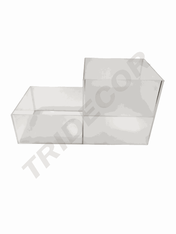 Caja Acrílico Dos Esparado 33X170X180Mm