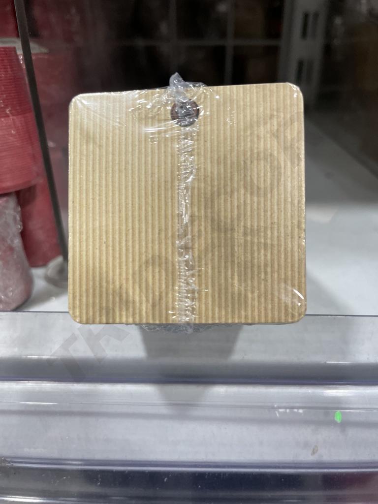 Gestanztes Etikett mit Streifen, 5 x 5 cm, 200 Stück/Packung