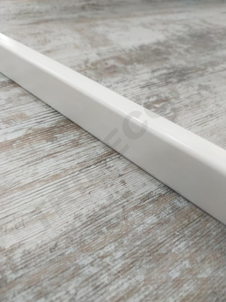 Tubo Rectangular Blanco 3m