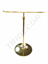Expositor Dorado de Doble Simetría 36 64cm (Altura) x30cm (Ancho) x18cm (Base)