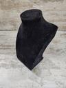 Expositor Collar Pequeño Terciopelo Negro 16x13x7,5cm