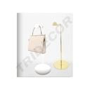 Expositor Metálico Dorado para Bolsos Altura Regulable