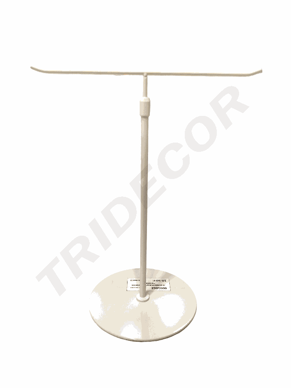 Présentoir blanc à double symétrie 36 64 cm (hauteur) x 30 cm (largeur) x 18 cm (base)