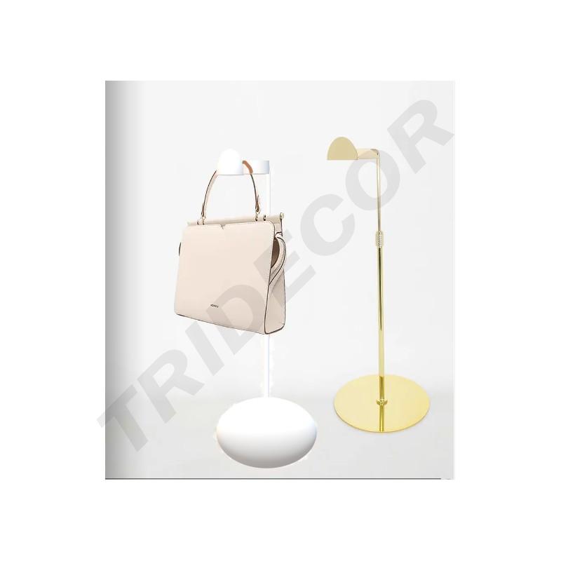 Weißes einfaches Display 38 66 cm (Höhe) x 18 cm (Basis)