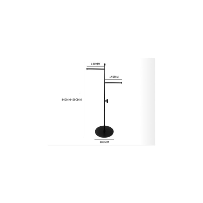 Schwarzes asymmetrisches Doppeldisplay 44 59 cm (Höhe) x 28 cm (Breite) x 18 cm (Basis)