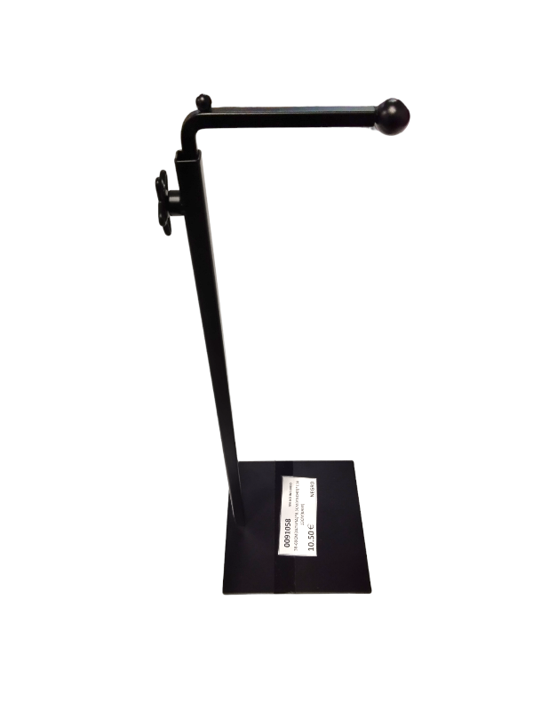 Présentoir simple noir 38 69 cm (hauteur) x 8,5 cm (largeur) x 13 x 13 cm (base)