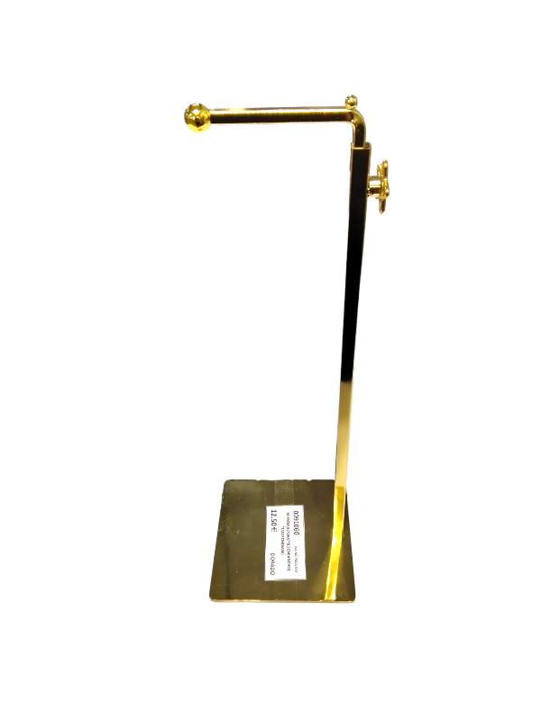 Simple Golden Display Stand 38 69cm(Height)x8.5cm(Width)x13X13cm(Base)