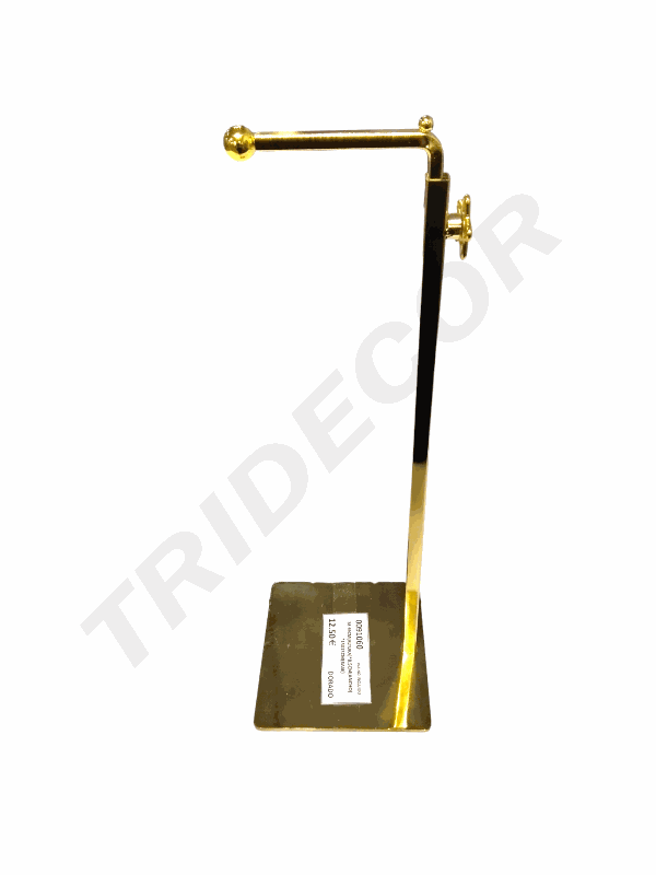 Simple Golden Display Stand 38 69cm(Height)x8.5cm(Width)x13X13cm(Base)