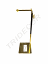 Expositor Simple Dorado Forma L Altura Regulable