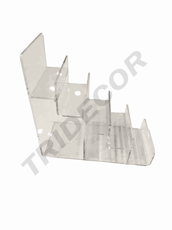 Suport de afișare acrilic 5 nivele transparent