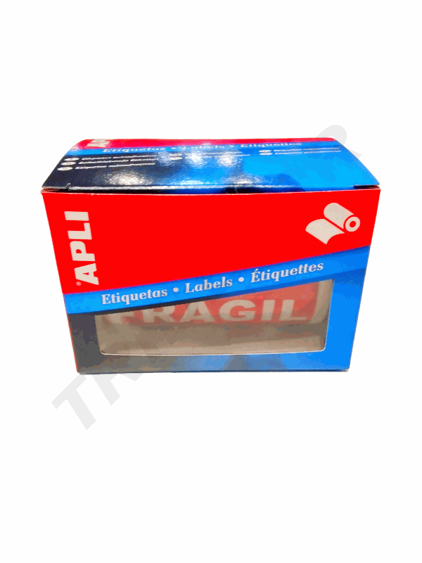 Rollo Etiqueta Muy Fragil O Urgente 200U/Rollo 50X100mm Ref.296